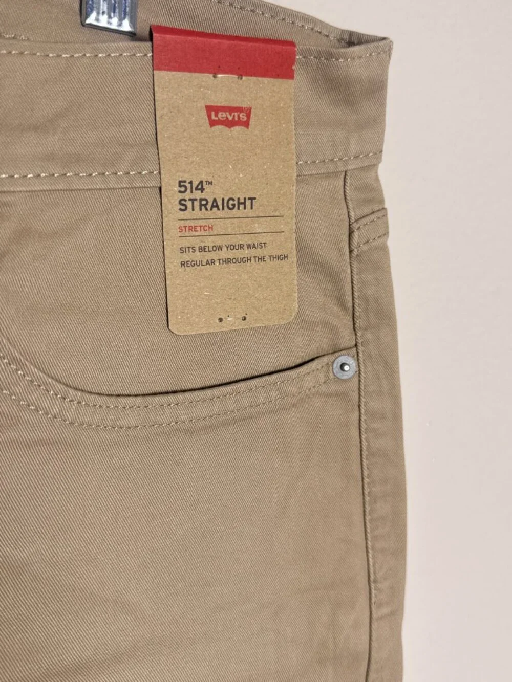 Levi’s 514 Straight Leg Pants Caqui